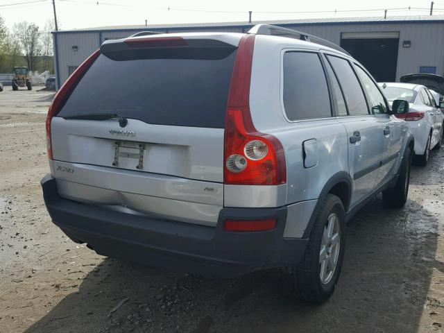 YV1CZ592451158289 - 2005 VOLVO XC90 SILVER photo 4