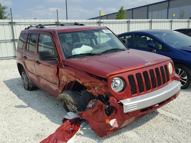 1J8FT48W57D336496 - 2007 JEEP PATRIOT LI RED photo 1