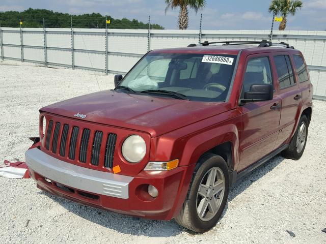 1J8FT48W57D336496 - 2007 JEEP PATRIOT LI RED photo 2