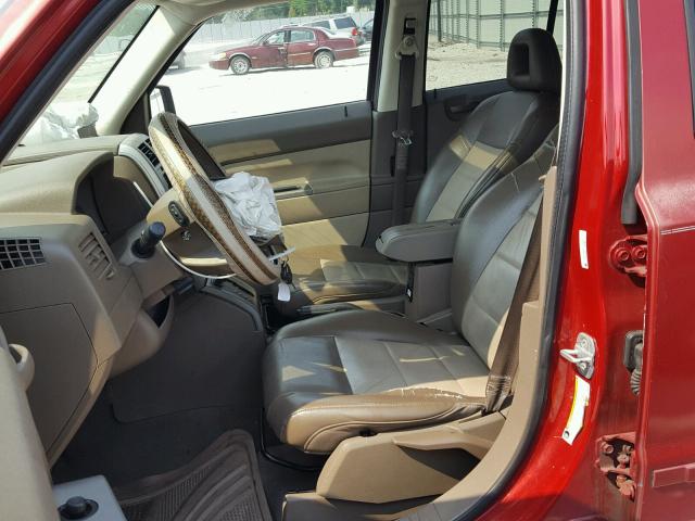 1J8FT48W57D336496 - 2007 JEEP PATRIOT LI RED photo 5