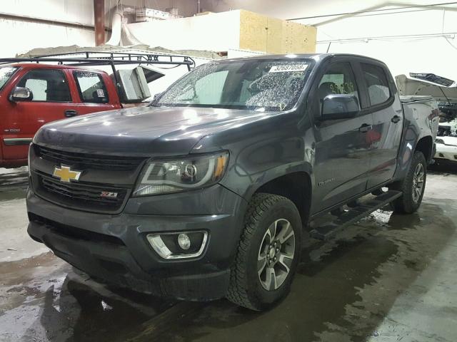 1GCGTDE34G1220746 - 2016 CHEVROLET COLORADO Z GRAY photo 2