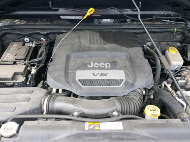 1C4AJWAG7EL214487 - 2014 JEEP WRANGLER S BLACK photo 7