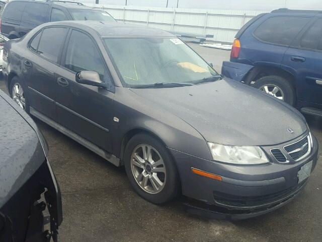 YS3FB49S751003472 - 2004 SAAB 9-3 2.0T GRAY photo 1