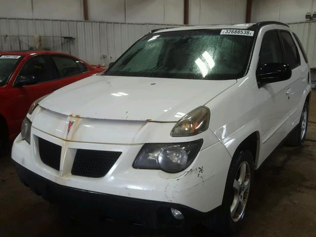 3G7DA03E93S584139 - 2003 PONTIAC AZTEK WHITE photo 2