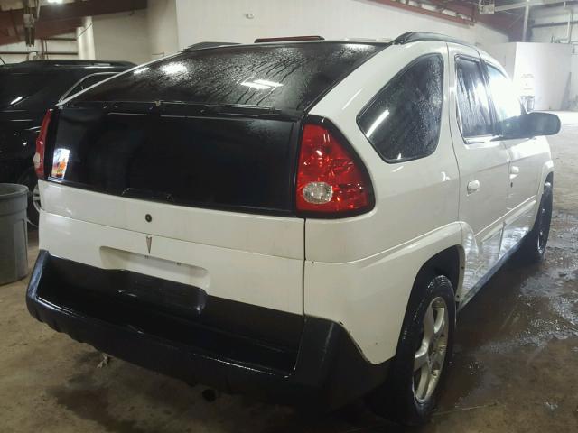 3G7DA03E93S584139 - 2003 PONTIAC AZTEK WHITE photo 4