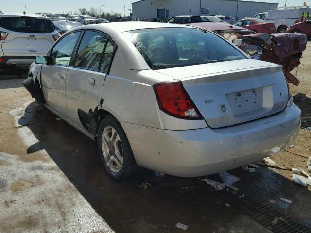 1G8AL52F23Z176651 - 2003 SATURN ION LEVEL SILVER photo 3