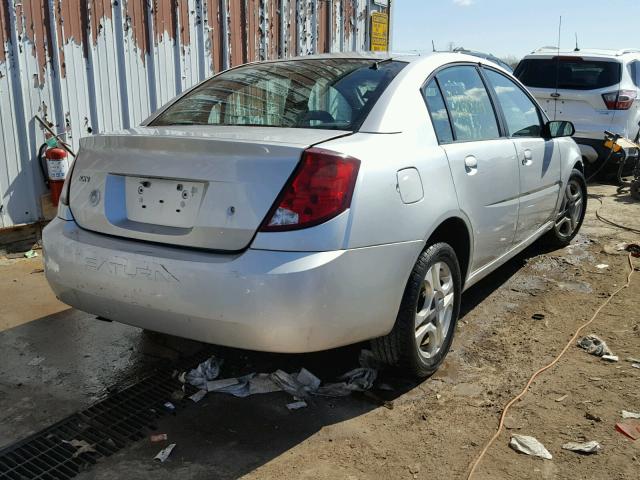 1G8AL52F23Z176651 - 2003 SATURN ION LEVEL SILVER photo 4