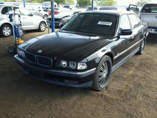 WBAGJ8327VDM07060 - 1997 BMW 740 IL BLACK photo 2
