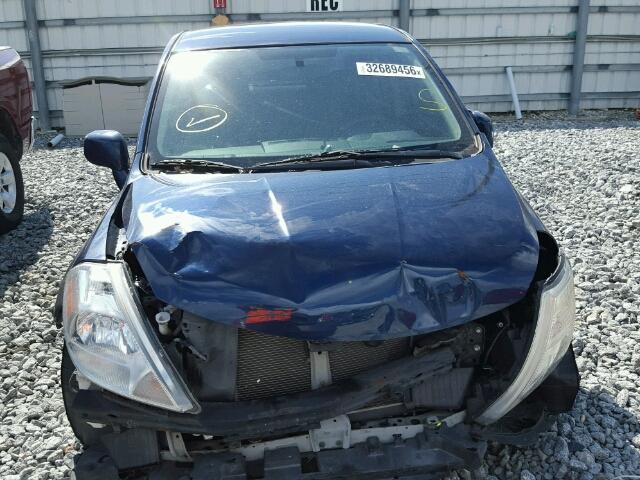 3N1BC1AP5AL433502 - 2010 NISSAN VERSA S BLUE photo 10