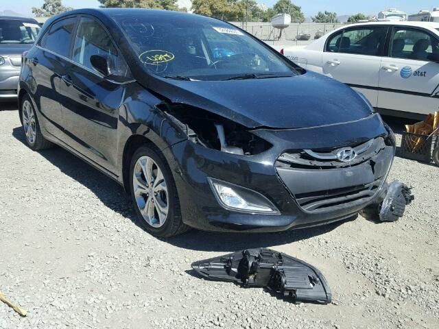 KMHD35LE3DU063567 - 2013 HYUNDAI ELANTRA GT BLACK photo 1