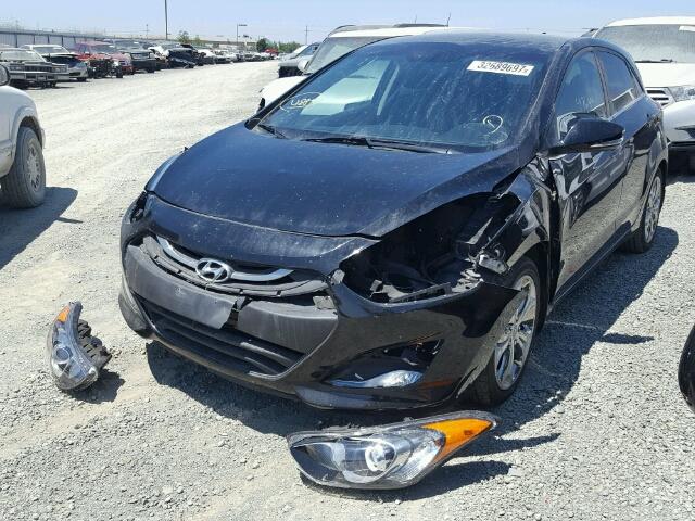 KMHD35LE3DU063567 - 2013 HYUNDAI ELANTRA GT BLACK photo 2