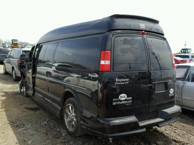 1GDW7LCG7C1113812 - 2012 GMC SAVANA RV BLACK photo 3