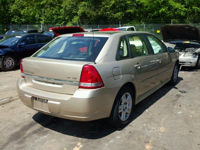 1G1ZT61836F204716 - 2006 CHEVROLET MALIBU MAX 金色 照片 4