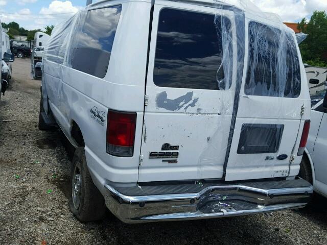 1FBNE31L89DA82264 - 2009 FORD ECONOLINE WHITE photo 3