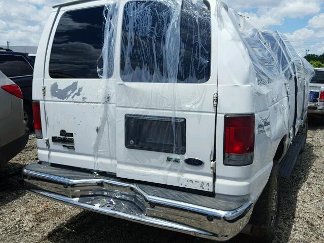 1FBNE31L89DA82264 - 2009 FORD ECONOLINE WHITE photo 4