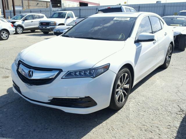 19UUB1F30FA014360 - 2015 ACURA TLX WHITE photo 2