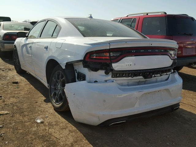 2C3CDXJG9JH140099 - 2018 DODGE CHARGER GT WHITE photo 3