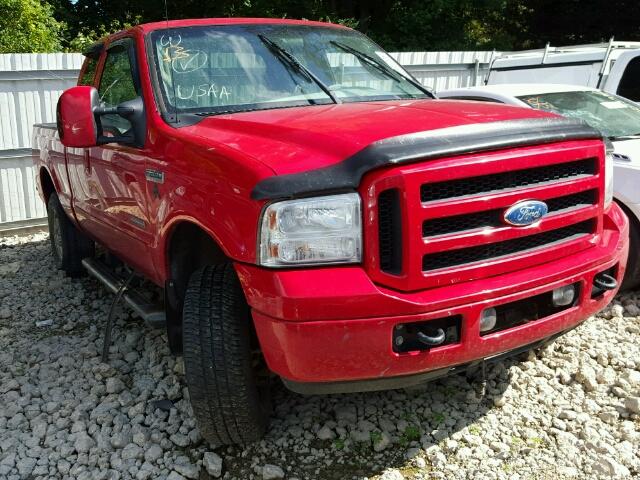 1FTSX21P77EA21646 - 2007 FORD F250 SUPER RED photo 1