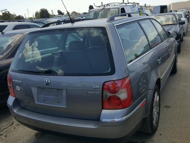 WVWYH63B22E100702 - 2002 VOLKSWAGEN PASSAT GLX 灰色 照片 4