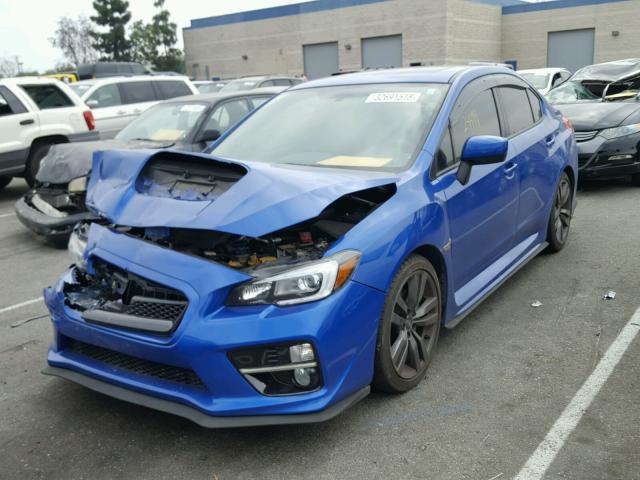 JF1VA1J66G8827143 - 2016 SUBARU WRX LIMITE BLUE photo 2