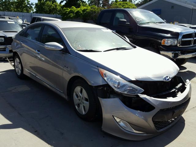 KMHEC4A46CA041989 - 2012 HYUNDAI SONATA HYB SILVER photo 1