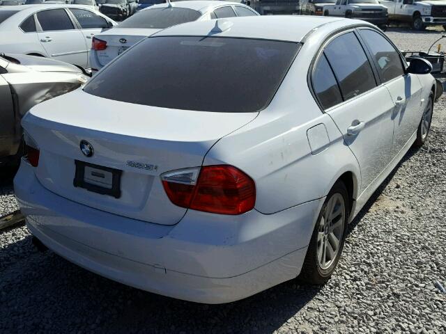 WBAVB17526NK35774 - 2006 BMW 325 I AUTO WHITE photo 4