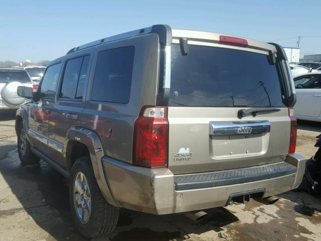 1J8HG58N86C198855 - 2006 JEEP COMMANDER თაფლისფერი ფოტო 3