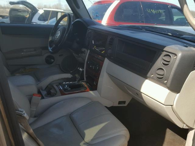 1J8HG58N86C198855 - 2006 JEEP COMMANDER თაფლისფერი ფოტო 5
