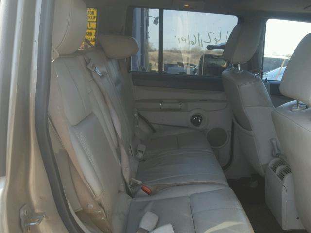 1J8HG58N86C198855 - 2006 JEEP COMMANDER თაფლისფერი ფოტო 6