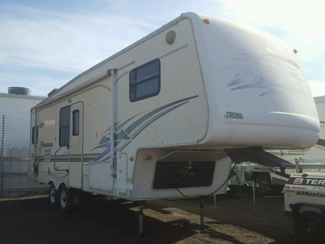 4YDF2752414054013 - 2001 MONT TRAILER WHITE photo 1