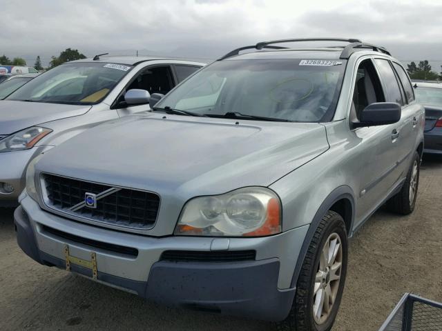 YV1CZ91H241131680 - 2004 VOLVO XC90 T6 SILVER photo 2