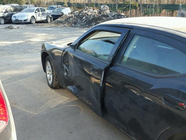 2B3KA43D29H558874 - 2009 DODGE CHARGER BLACK photo 9