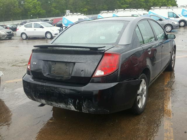 1G8AL52F33Z155775 - 2003 SATURN ION LEVEL შავი ფოტო 4