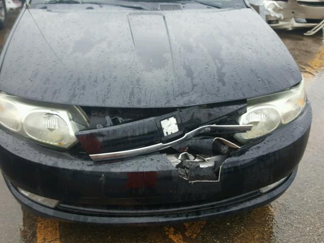 1G8AL52F33Z155775 - 2003 SATURN ION LEVEL შავი ფოტო 9