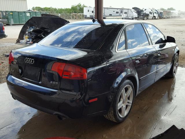 WAUAF78E57A063060 - 2007 AUDI A4 2 BLACK photo 4