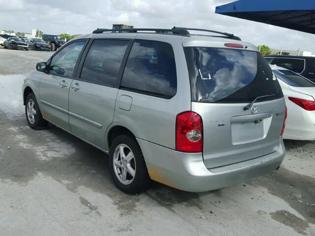 JM3LW28A030336778 - 2003 MAZDA MPV SILVER photo 3