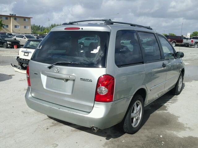 JM3LW28A030336778 - 2003 MAZDA MPV SILVER photo 4