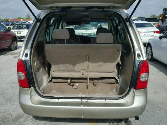 JM3LW28A620306697 - 2002 MAZDA MPV GOLD photo 9