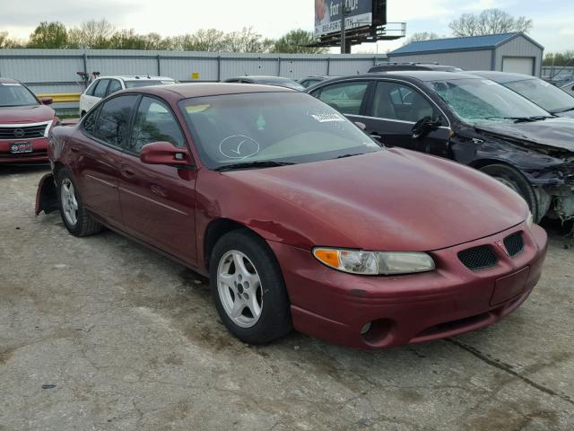 1G2WK52J02F256845 - 2002 PONTIAC GRAND PRIX RED photo 1