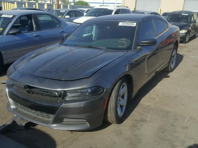 2C3CDXAT8HH547760 - 2017 DODGE CHARGER PO GRAY photo 2