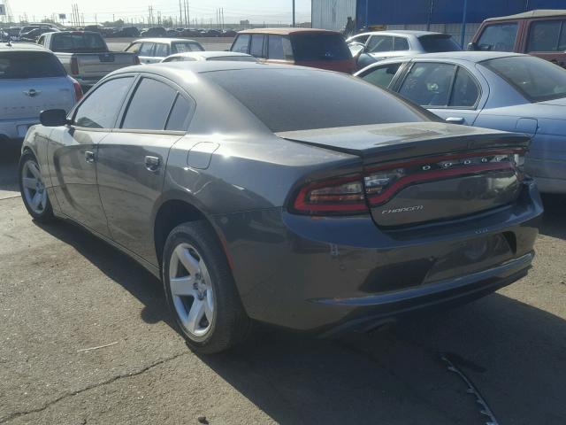 2C3CDXAT8HH547760 - 2017 DODGE CHARGER PO GRAY photo 3