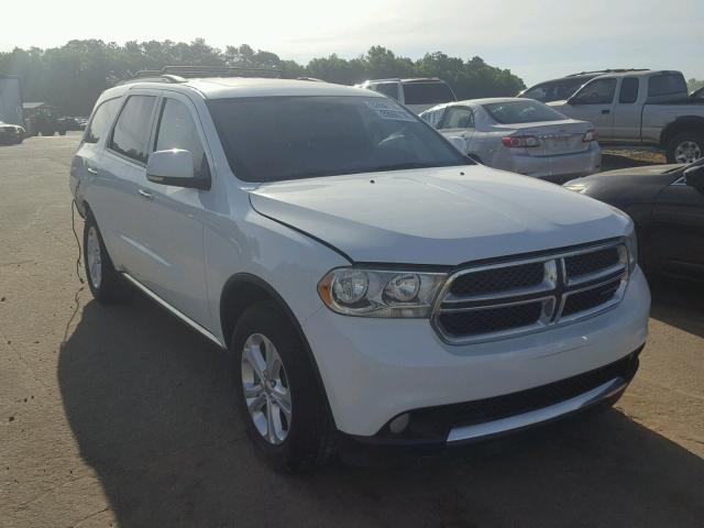 1C4SDHDT9DC689248 - 2013 DODGE DURANGO CR WHITE photo 1