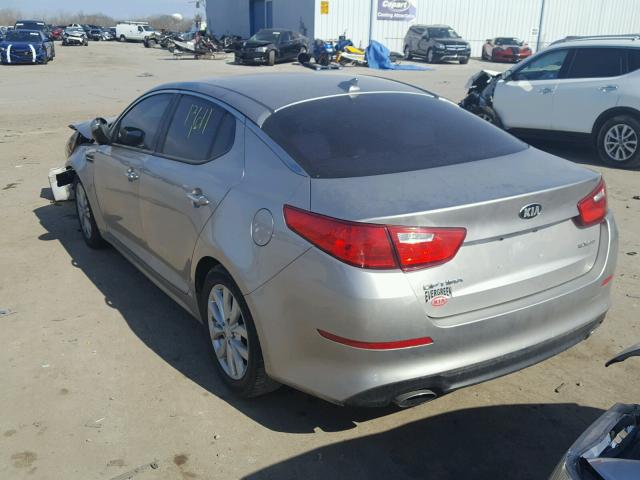 5XXGN4A73FG445780 - 2015 KIA OPTIMA EX SILVER photo 3