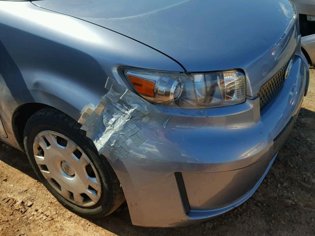 JTLZE4FE4A1099683 - 2010 TOYOTA SCION XB ნაცრისფერი ფოტო 9
