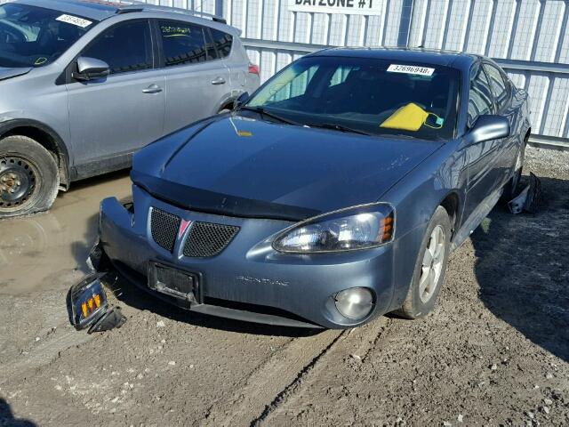 2G2WP552861138111 - 2006 PONTIAC GRAND PRIX Сірий фото 2