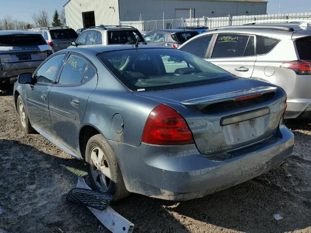 2G2WP552861138111 - 2006 PONTIAC GRAND PRIX Сірий фото 3