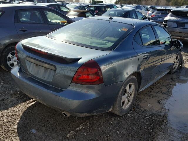 2G2WP552861138111 - 2006 PONTIAC GRAND PRIX Сірий фото 4