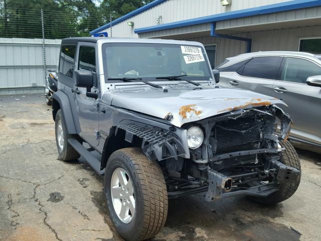 1C4AJWAG4GL145793 - 2016 JEEP WRANGLER S GRAY photo 1