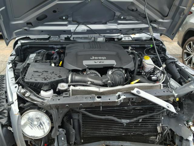 1C4AJWAG4GL145793 - 2016 JEEP WRANGLER S GRAY photo 7