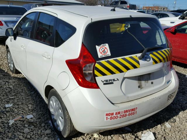 3N1CE2CP8EL426728 - 2014 NISSAN VERSA NOTE WHITE photo 3